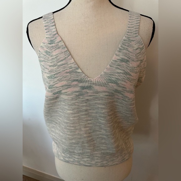 George, pink and green knit sweater top and cardigan  set SZ XL - Picture 4 of 7